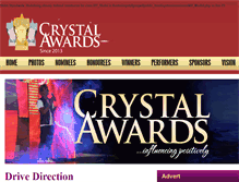 Tablet Screenshot of crystalgospelawards.com